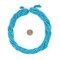 The Bead Chest Blue Turquoise Afghan Cylinder Beads 2mm Afghanistan Gemstone 14.5 Inch Strand